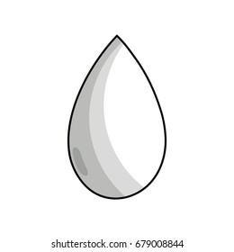 line water drop symbol to environment care