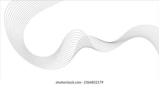 line wave, wave abstract element for design