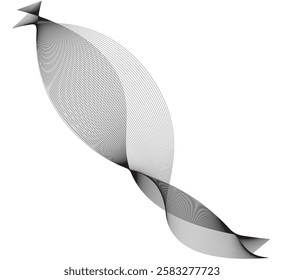 line wave, wave abstract element for design. abstract vector illustration, white background