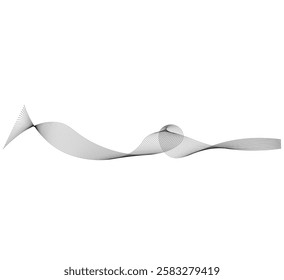 line wave, wave abstract element for design. abstract vector illustration, white background