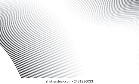 Line wave abstract stripes design wallpaper background vector image for backdrop or presentation