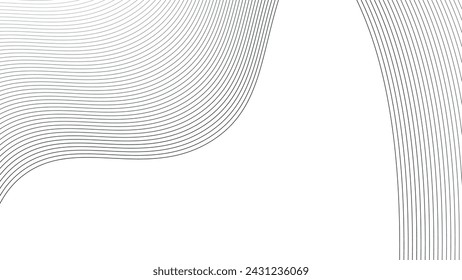 Line wave abstract stripes design wallpaper background vector image for backdrop or presentation