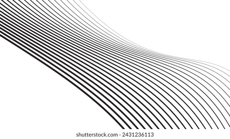 Línea onda abstracta rayas diseño fondo de pantalla imagen vectorial de fondo para fondo o presentación
