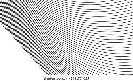 Line wave abstract stripes design wallpaper background vector image for backdrop or presentation