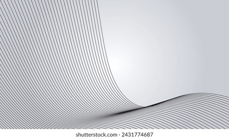 Línea onda abstracta rayas diseño fondo de pantalla imagen vectorial de fondo para fondo o presentación