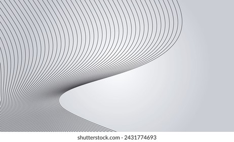 Line wave abstract stripes design wallpaper background vector image for backdrop or presentation