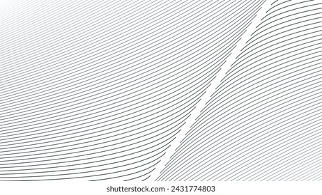 Line wave abstract stripes design wallpaper background vector image for backdrop or presentation