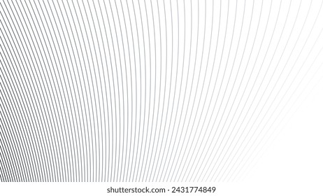 Line wave abstract stripes design wallpaper background vector image for backdrop or presentation