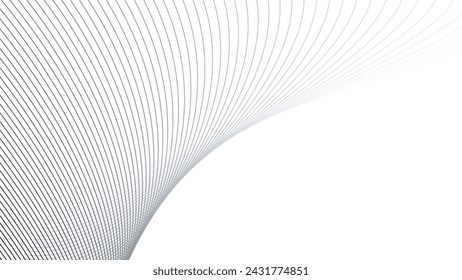 Line wave abstract stripes design wallpaper background vector image for backdrop or presentation