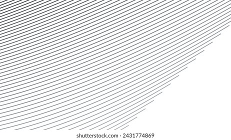 Line wave abstract stripes design wallpaper background vector image for backdrop or presentation