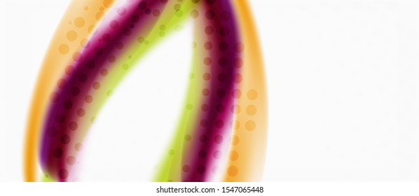 Line wave art illustration on light backdrop. Vector abstract design banner template. Business template. Abstract art background. Graphic element.