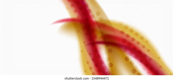 Line wave art illustration on light backdrop. Vector abstract design banner template. Business template. Abstract art background. Graphic element.