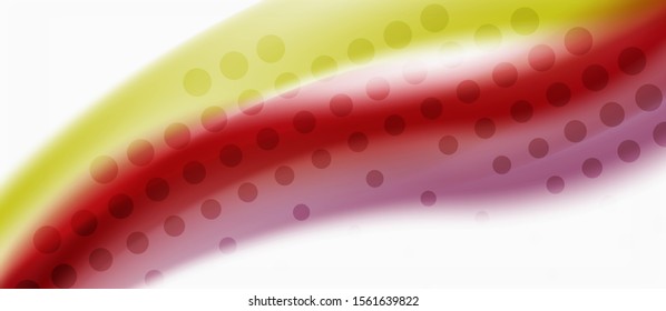 Line wave art illustration on light backdrop. Vector abstract design banner template. Business template. Abstract art background. Graphic element.