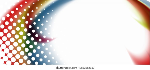 Line wave art illustration on light backdrop. Vector abstract design banner template. Business template. Abstract art background. Graphic element.