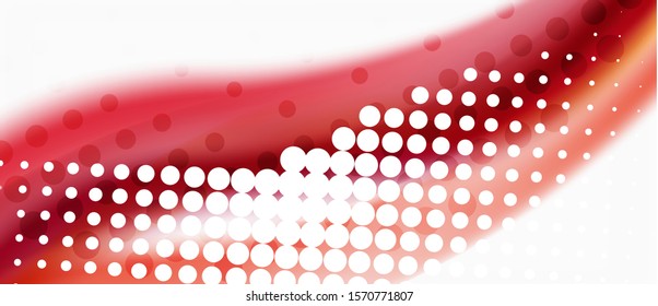 Line wave art illustration on light backdrop. Vector abstract design banner template. Business template. Abstract art background. Graphic element.