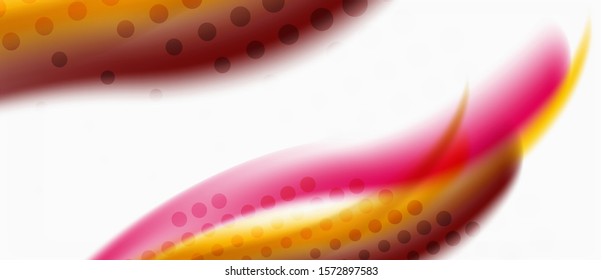Line wave art illustration on light backdrop. Vector abstract design banner template. Business template. Abstract art background. Graphic element.