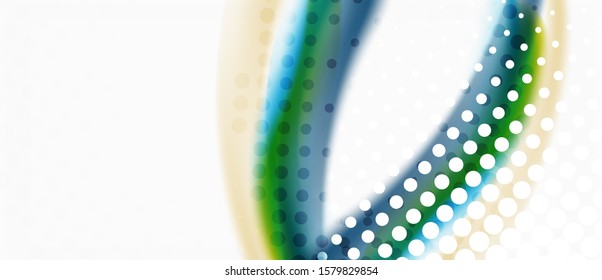 Line wave art illustration on light backdrop. Vector abstract design banner template. Business template. Abstract art background. Graphic element.