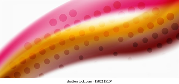 Line wave art illustration on light backdrop. Vector abstract design banner template. Business template. Abstract art background. Graphic element.