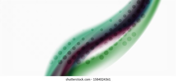 Line wave art illustration on light backdrop. Vector abstract design banner template. Business template. Abstract art background. Graphic element.