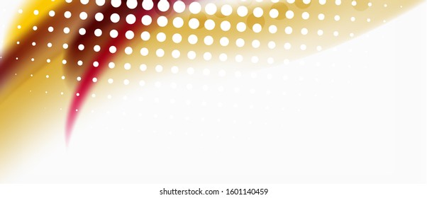 Line wave art illustration on light backdrop. Vector abstract design banner template. Business template. Abstract art background. Graphic element.