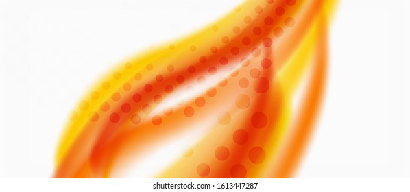 Line wave art illustration on light backdrop. Vector abstract design banner template. Business template. Abstract art background. Graphic element.