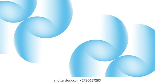 Fondo de onda de línea. Fondo abstracto de líneas redondas mínimas azules. Fondo de Vector abstracto ondulado de línea fina. Diseño de patrón de onda curva sin fisuras