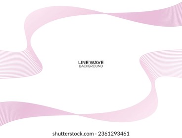 line wave background design abstract