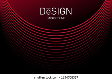 Fondo de onda de línea. Forma ondulada de mezcla geométrica mínima. Flujo moderno y colorido sobre el deporte, el fondo musical. Gráfica creativa vectorial abstracta para banner, portada, plantilla, afiche, diseño, volante.