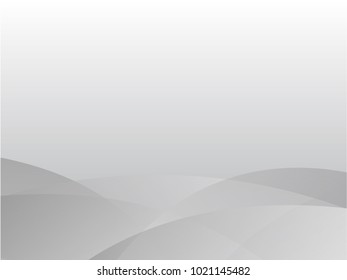 Line wave curve on grey abstract background, Vector EPS10 graphic art design.