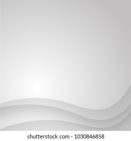 Line wave curve on grey abstract background, Vector EPS10 graphic art design.