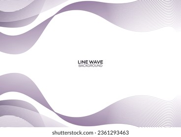 line wave gradient abstract modern background design 