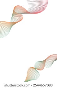 Plano de Fundo do Gradiente de Onda de Linha. Ilustração de Vetor de Plano de Fundo de Alta Qualidade