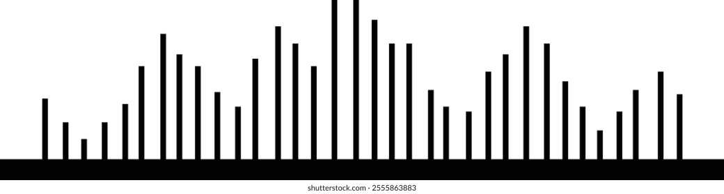 Line wave music sound noise audio frequency icon signal podcast radio soundwave waveform volume art hand. Wave, Frequency, Acoustic line music logo recording voice wave doodle sketch abstract.