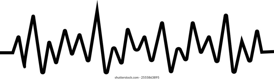 Line wave music sound noise audio frequency icon signal podcast radio soundwave waveform volume art hand. Wave, Frequency, Acoustic line music logo recording voice wave doodle sketch abstract.