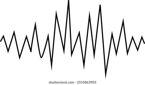 Line wave music sound noise audio frequency icon signal podcast radio soundwave waveform volume art hand. Wave, Frequency, Acoustic line music logo recording voice wave doodle sketch abstract.