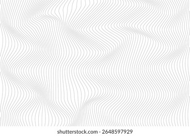 Line wave pattern striped abstract background. Mesh, wavy and smooth texture with copy space.