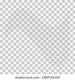 line wave pattern vector art.