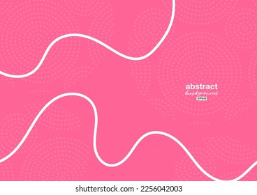 line wave white line with gradient pink romantic tone background for advertisement banner,brochure,website landingpage, notebook cover vector eps.