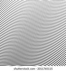 Line Waves Pattern vector illusion 