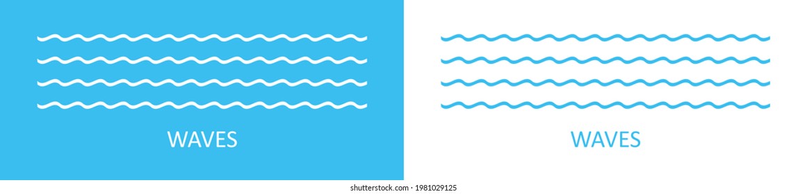 Ilustración vectorial de ondas de línea en el fondo