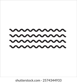 Line waves. water waves. wave pattern