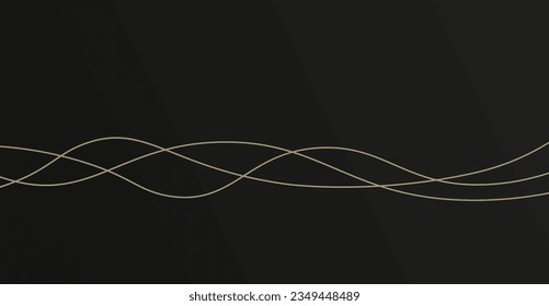 Line wavy vector background. Curve wave. Line art striped graphic template. vector illustration.  Geometric stripe line art design. Modern luxury template twirl vortex.