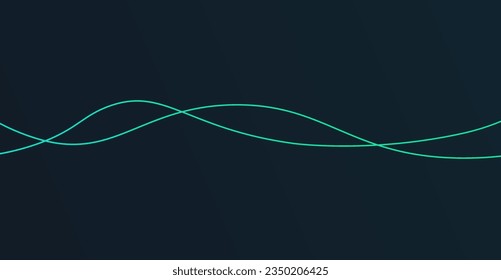 Fondo vectorial ondulado de línea. Ola de curva. Plantilla de gráfico de rayas de líneas. ilustración vectorial.  Diseño de líneas de rayas geométricas. Vórtice giratorio moderno de la plantilla de lujo.