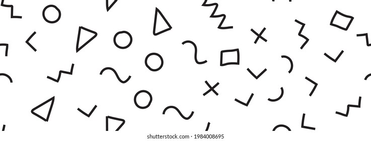 Line Web Hipster Pattern. Pop Graphic Pattern. Simple Set Triangle Collection Paper Geometric Shape. Paper Decorative Wallpaper Curve. Simple Dash Triangle. Cool Seamless Design. Line Abstract Repeat.
