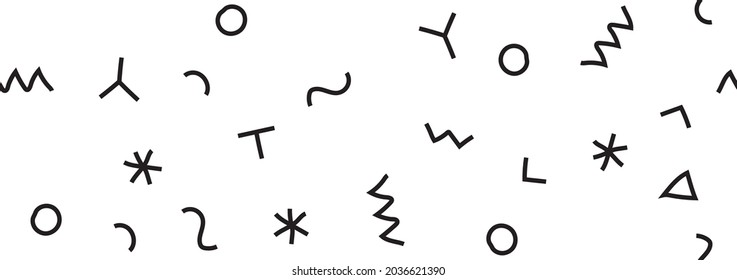 Line Web Minimal Texture. Pop Graphic Pattern. Cool Seamless Doodle. Funky Geometric Drawn. School Dash Triangle. Trendy Set Triangle Collection Funky Monochrome Wallpaper Curve. Line Abstract Doodle.