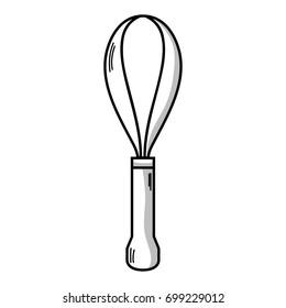 line whisk kitchen utensil that used to cook