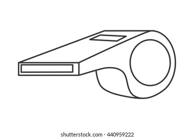 line whistle icon