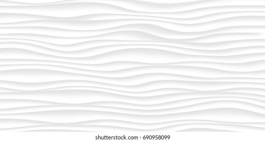 Line White texture. gray abstract pattern. wave wavy nature geometric modern.
on white background for interior wall 3d design. vector illustration