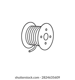 Line wire rope spool reel cable drum for rigging construction lifting