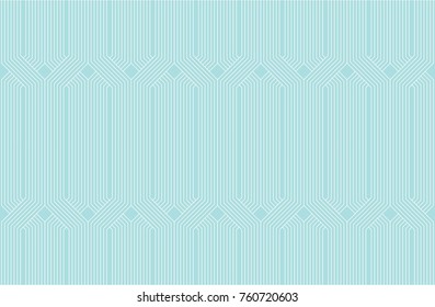 Line woven vertical pattern vector. Design white on blue for print.